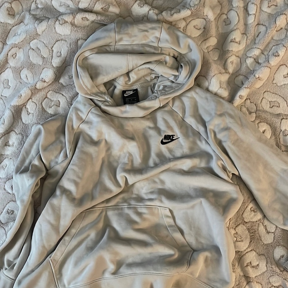 Nike Crème Mock Neck Hoodie